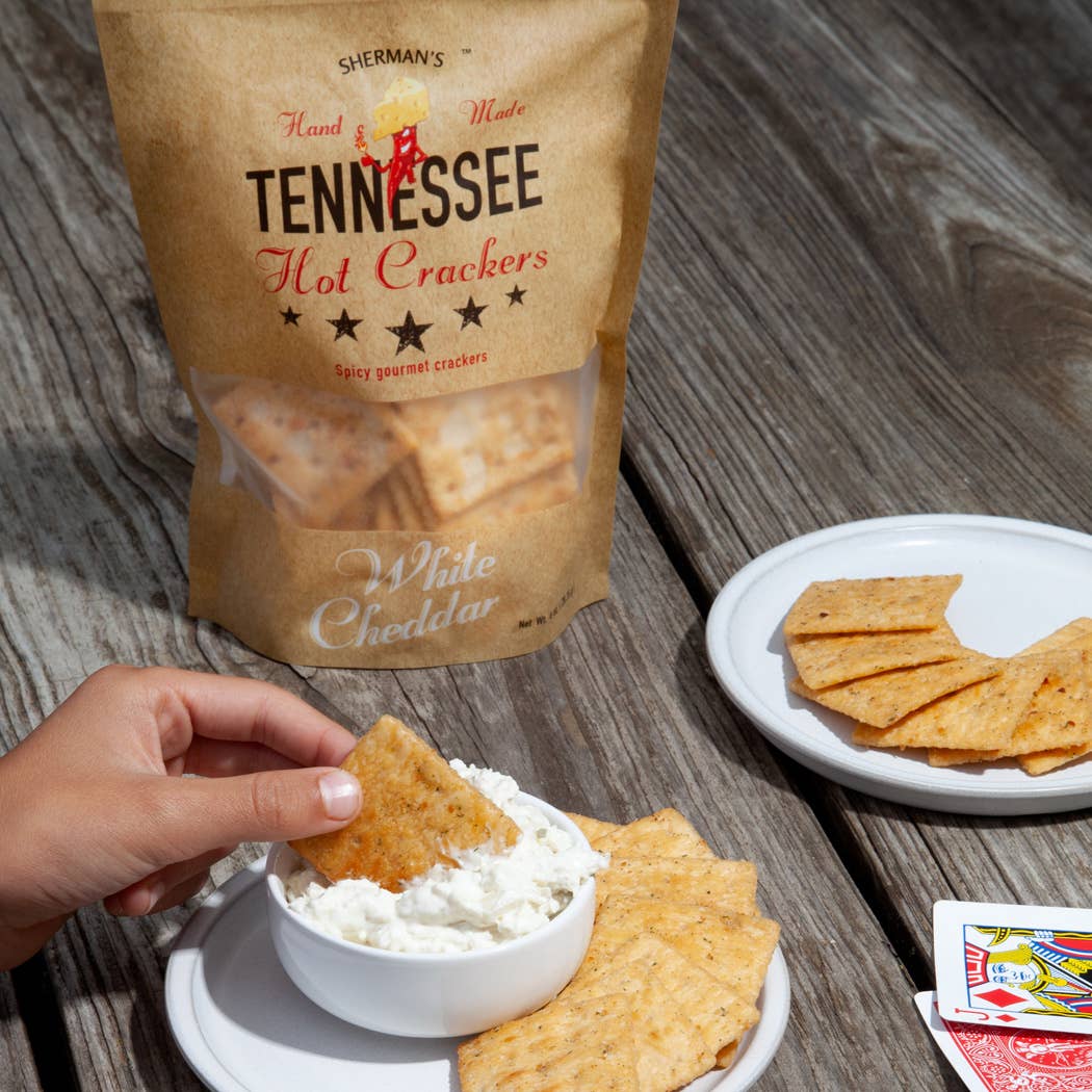 Sherman's Tennessee Hot Crackers, White Cheddar Flavor 30 CT