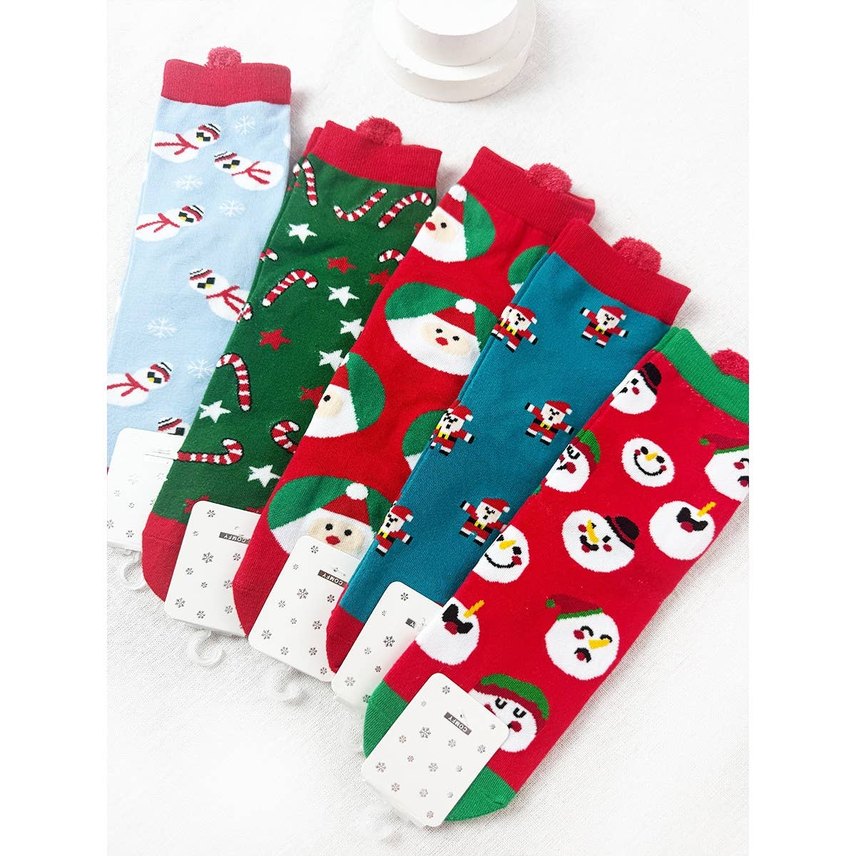 5 Kinds Cute Christmas Theme Socks