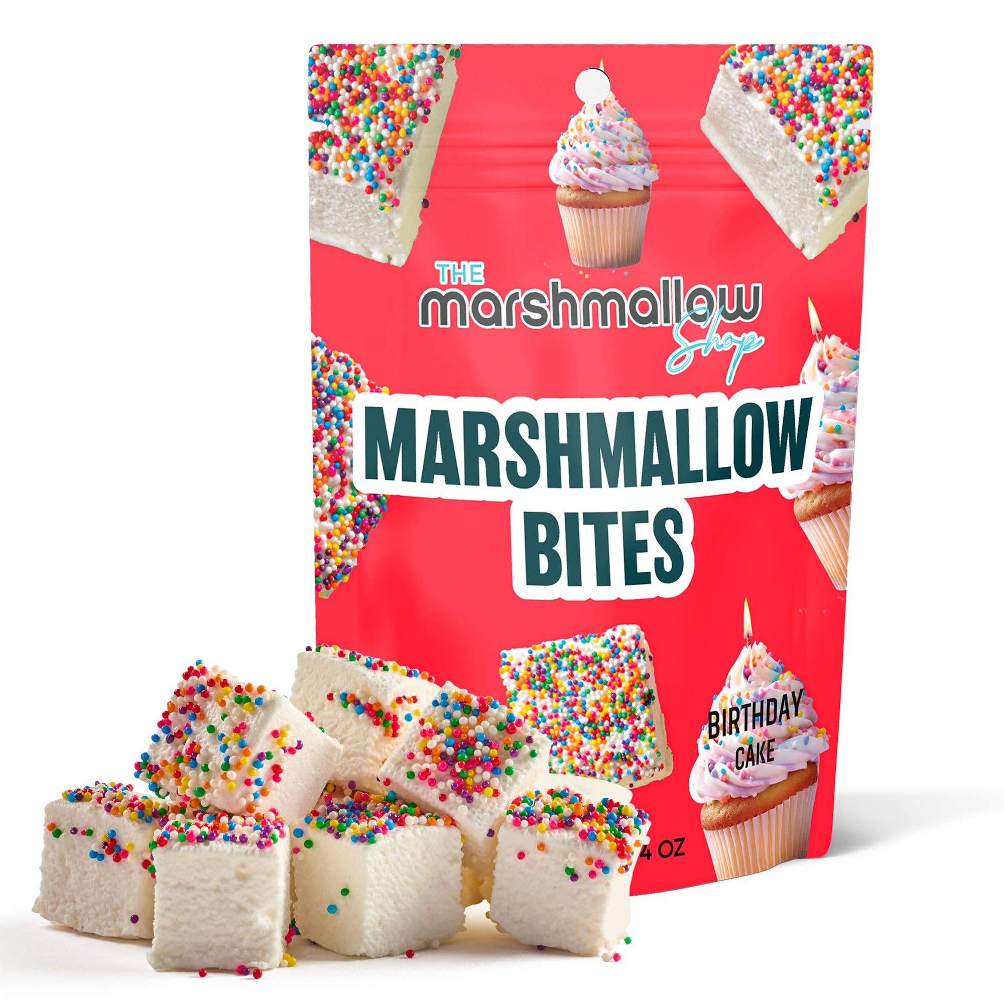 BIRTHDAY CAKE MARSHMALLOW BITES