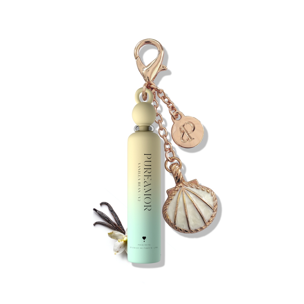 Vanilla Bean Pheromone Perfume Oil Keychain - 2ml Mini