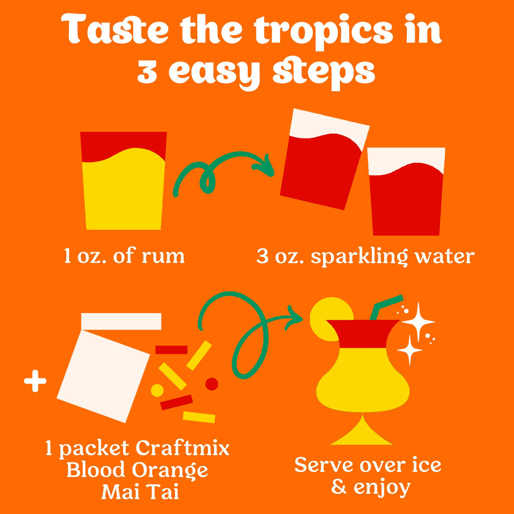 Blood Orange Mai Tai Mixer - Single Packets