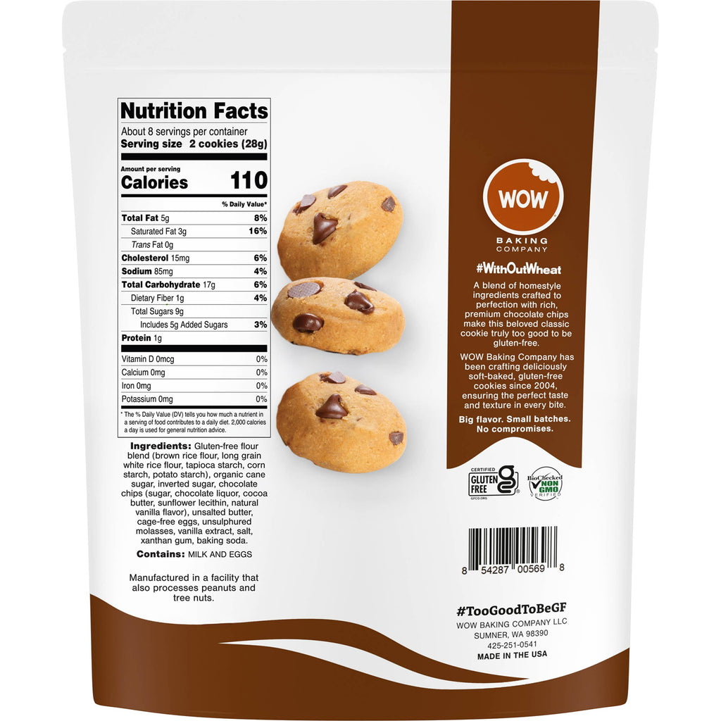 Gluten-Free Chocolate Chip Cookie Resealable Bag