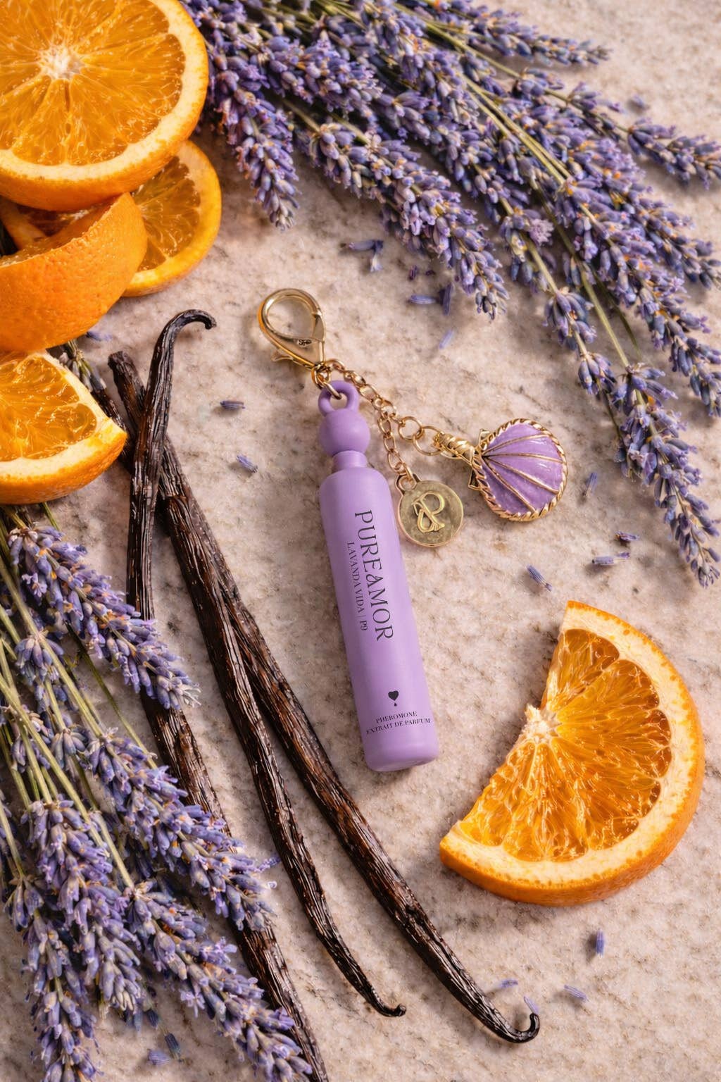 Lavanda Vida Pheromone Perfume Oil Keychain - 2ml Mini