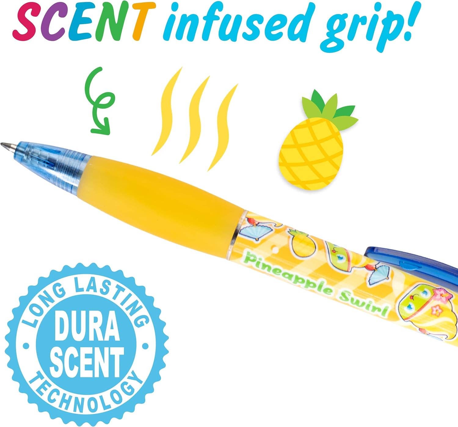 Dessert Smens Set of 4- Scented Grip Pens