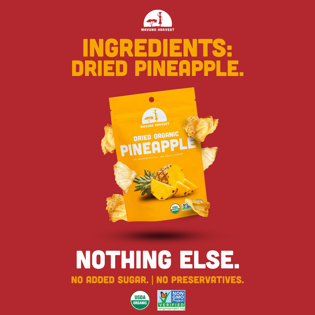 Organic Dried Pineapple