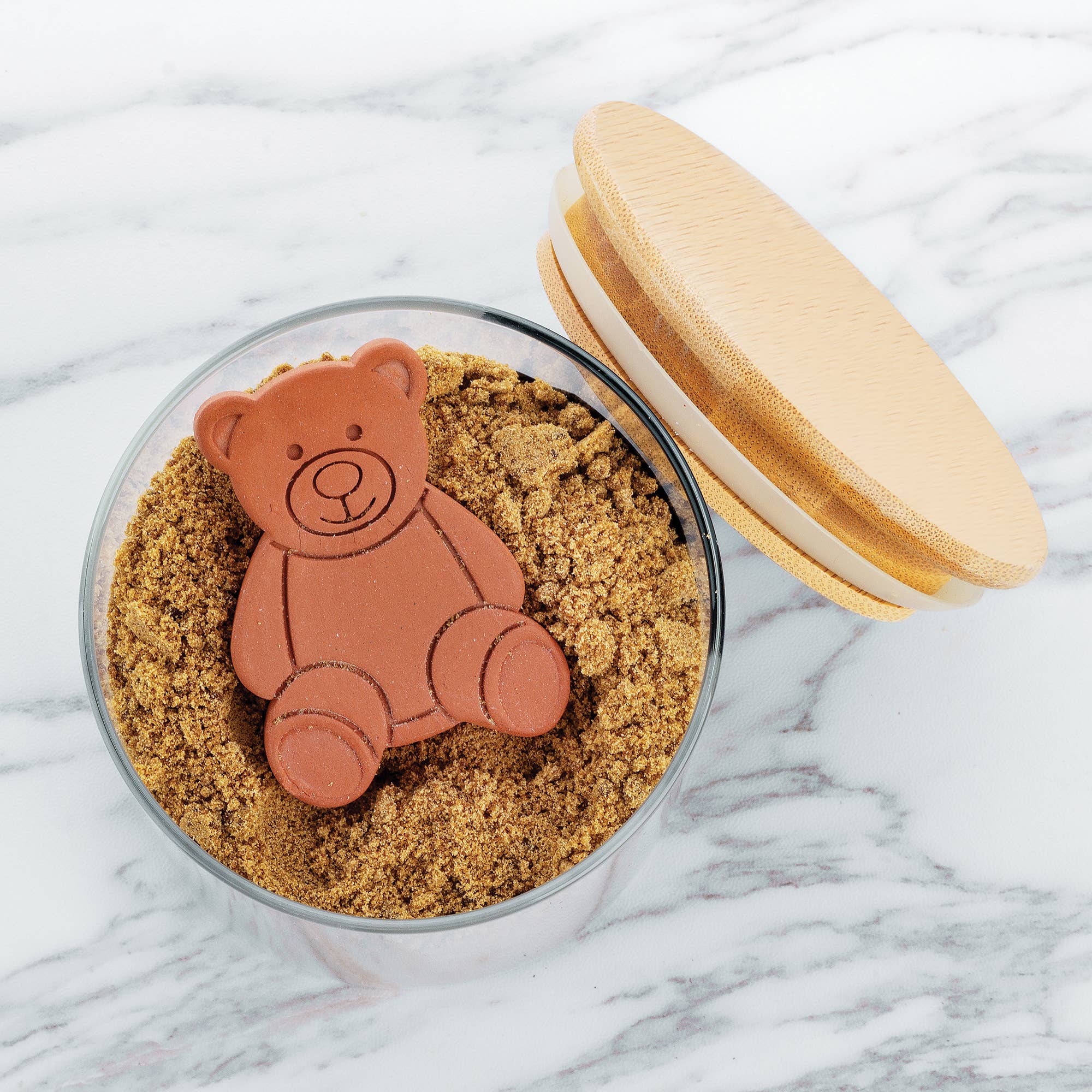 Fox Run Terracotta Brown Sugar Bear Keeper & Saver, 2.5"
