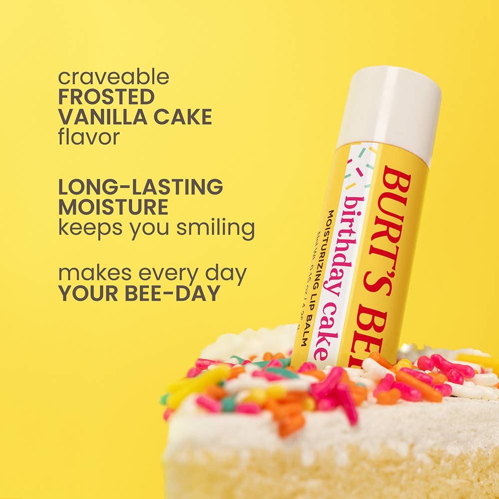 Birthday Cake Lip Balm + Gift Card Holder Blister Box