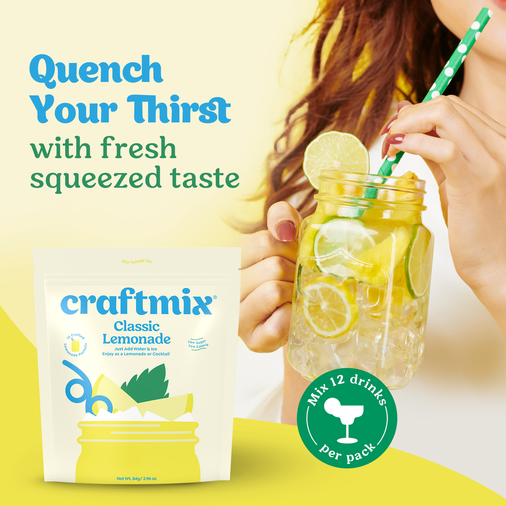 Classic Lemonade Cocktail / Mocktail Mixer