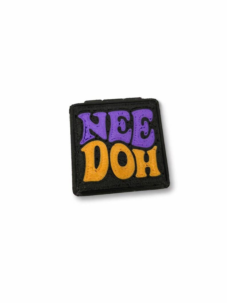 NeeDoh Holder Box | 3D Printed NeeDoh Storage Case | Stress Ball Holder | Fidget Toy Organizer | Desk Toy Storage | Gift for Kids & Adults