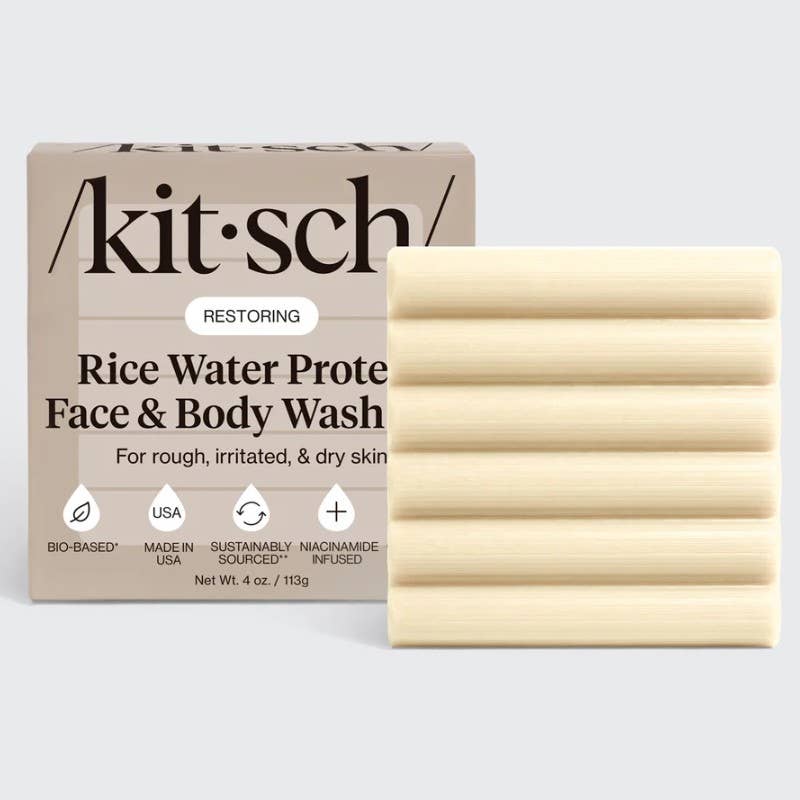 Rice Water Protein Face & Body Wash Bar