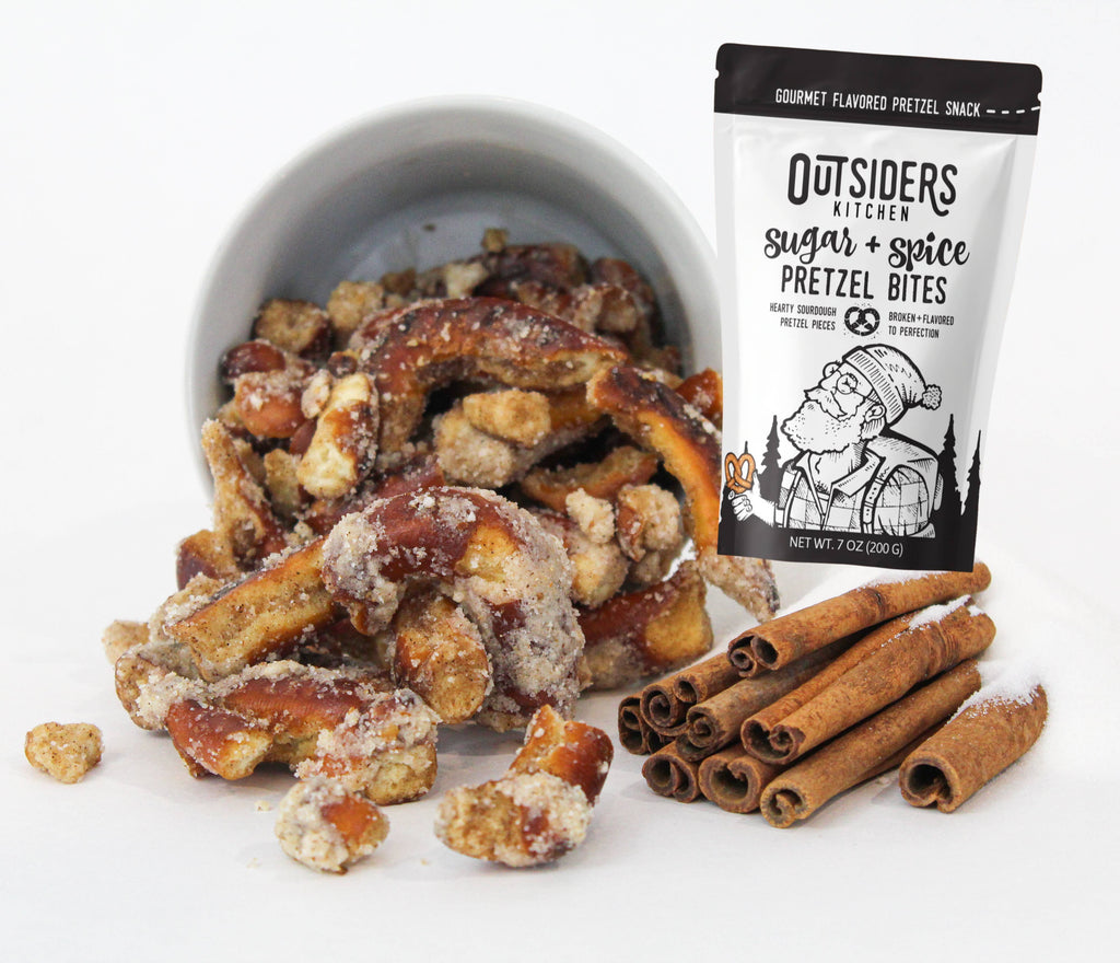 Sugar + Spice Sourdough Pretzel Bites Snack | Case of Six