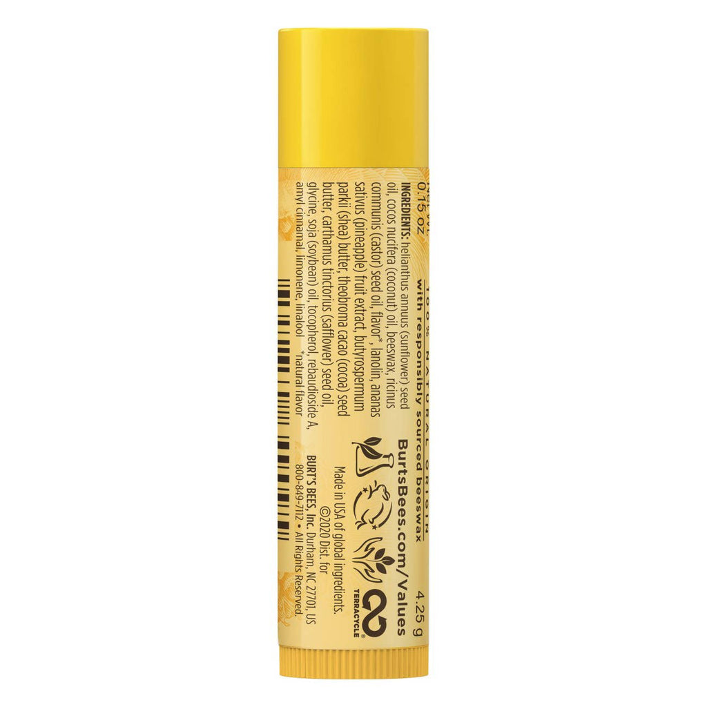 Tropical Pineapple Moisturizing Lip Balm With Beeswax