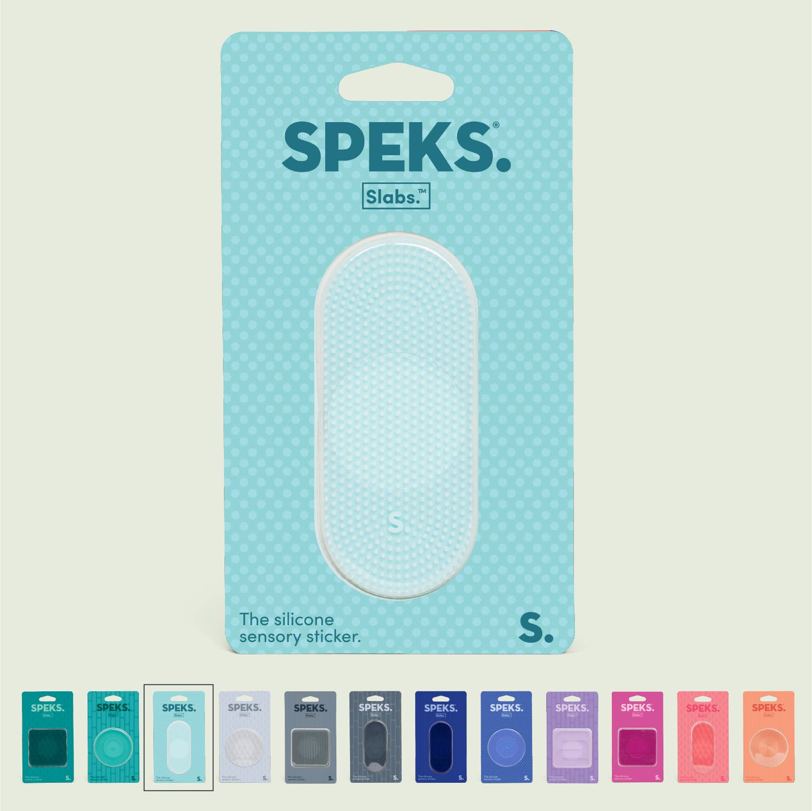 Slabs Silicone Sensory Sticker