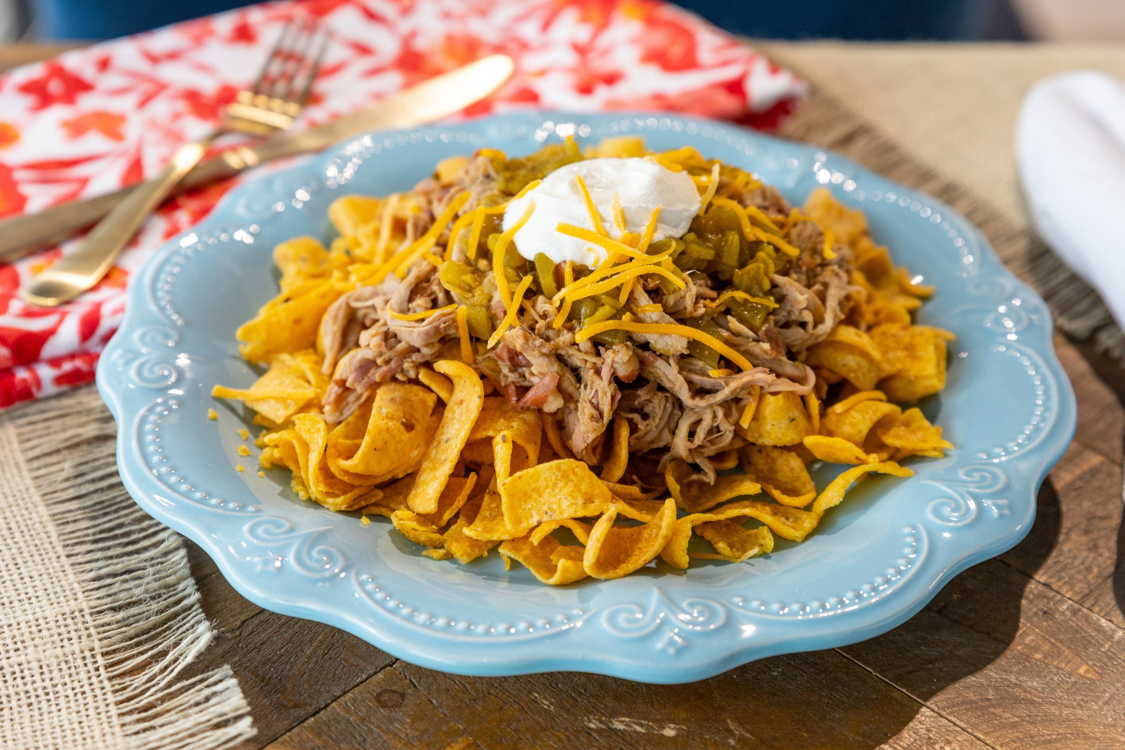 Mexican Pork Frito Pie