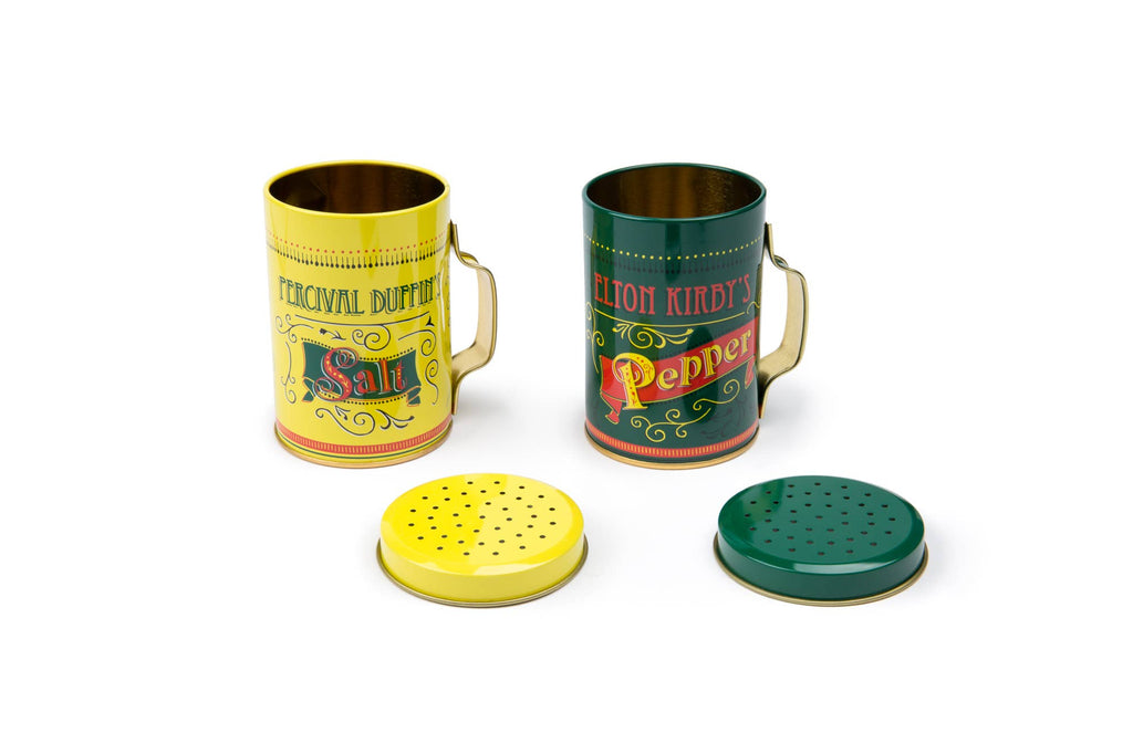 Fox Run Salt and Pepper Shaker Set, Nostalgic, 4"