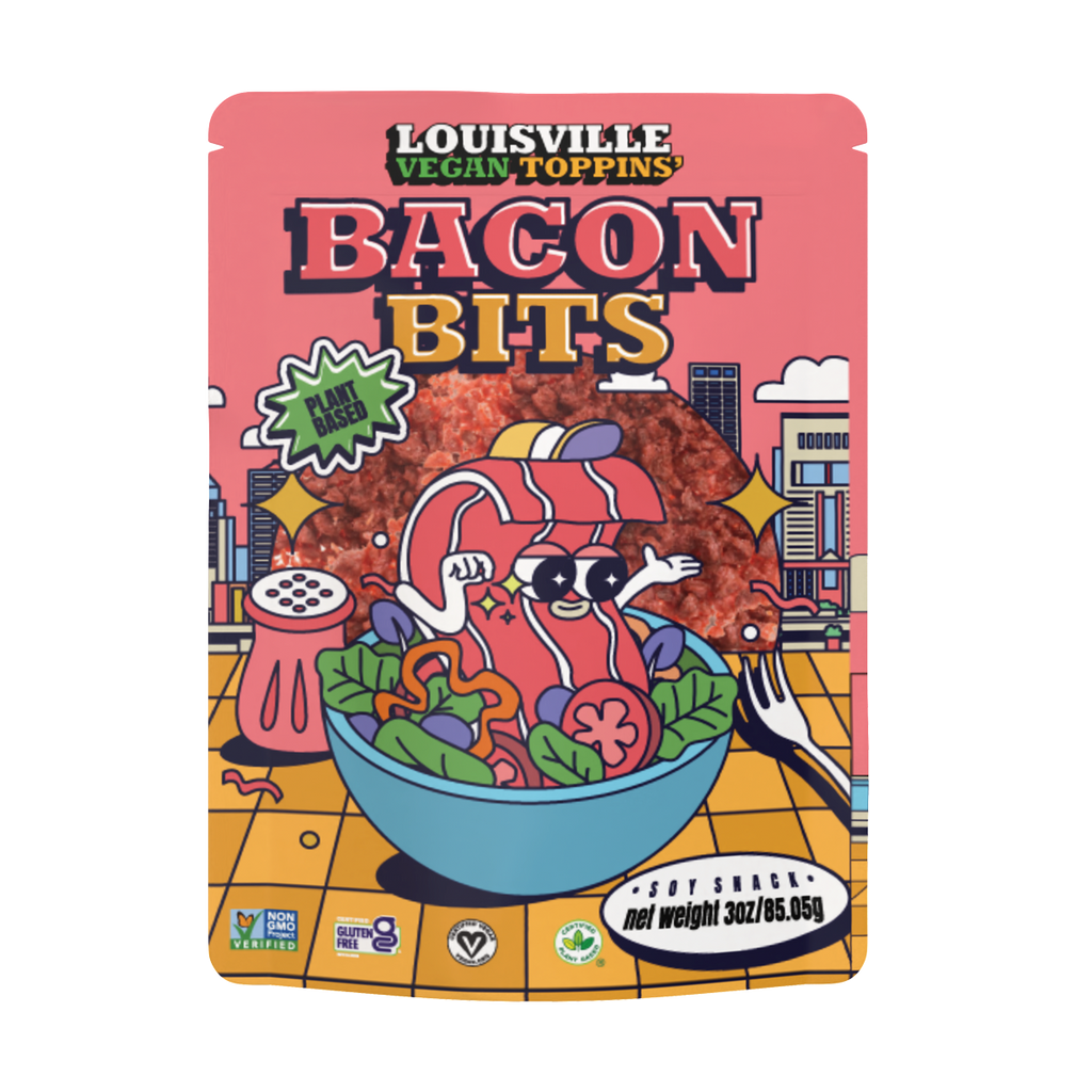 Vegan Bacon Bits Toppins 3 oz