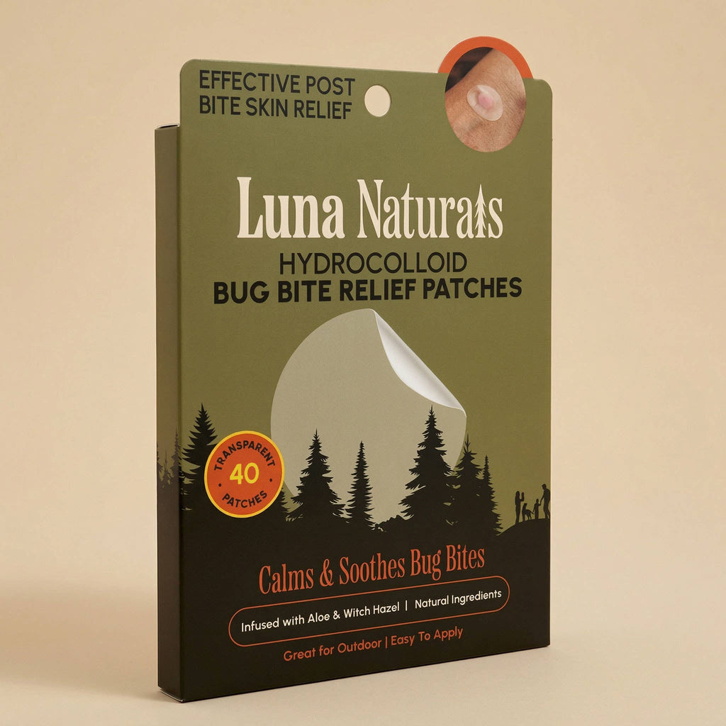 Bug Bite Relief Patches — Hydrocolloid Aloe | 40ct | Luna