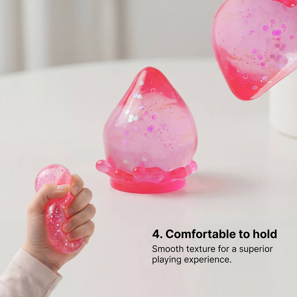 TPR Water Drop Detachable Squeeze Stress Relief Squishy Toy