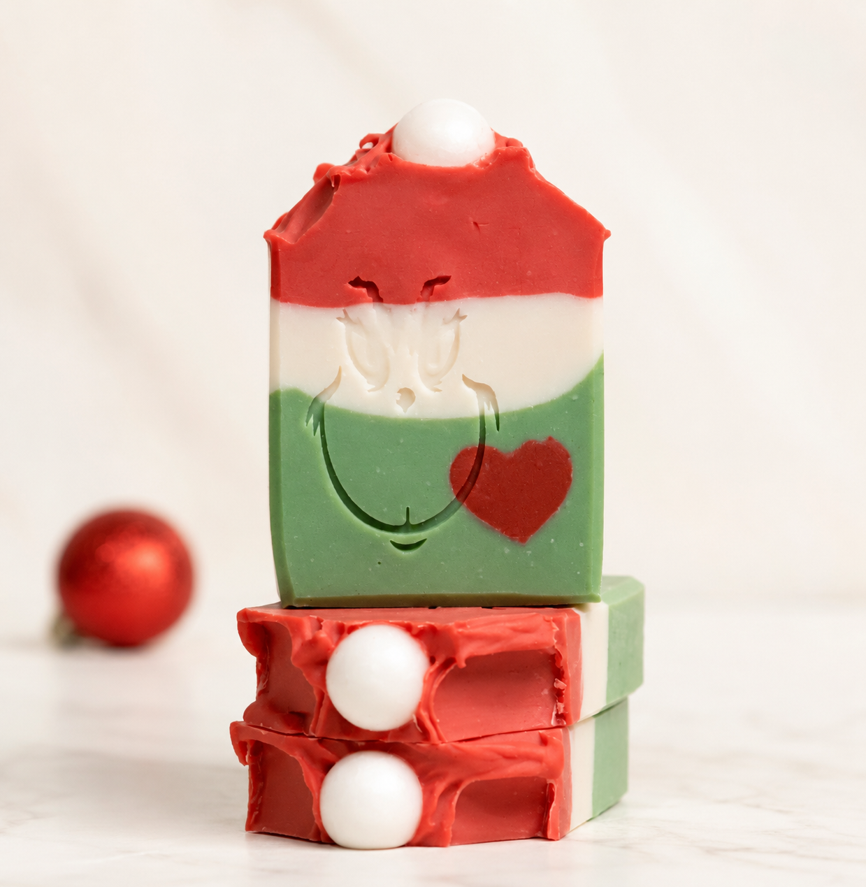 Merry Grinchmas Soap • Frosted Juniper Holiday Soap