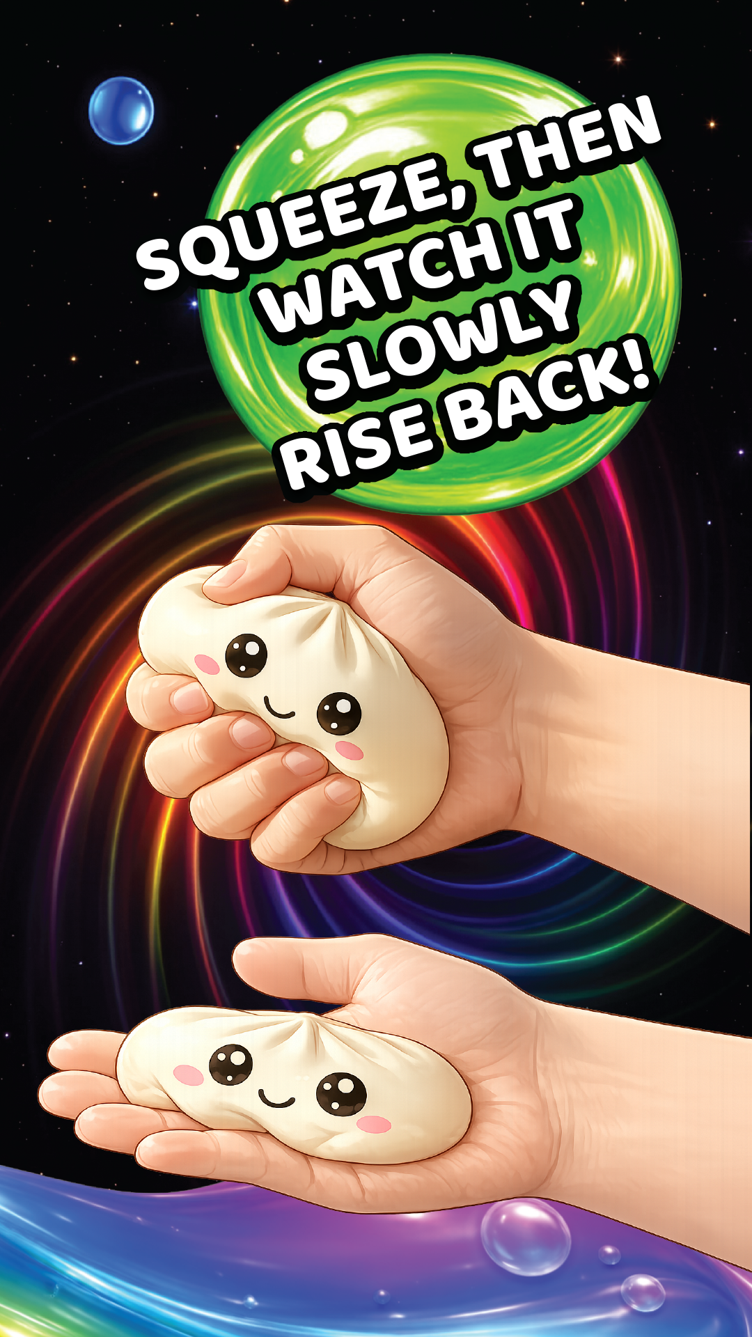 Fun Doh Mystery Slow Rise Dumpling VIRAL Squish Toy