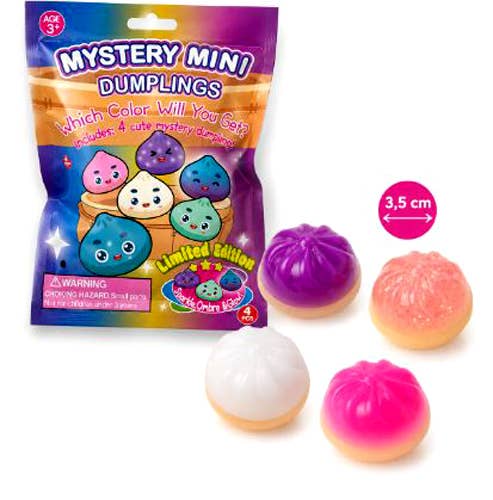 Mystery Mini Sticky Squishy Dumplings 4 Pack