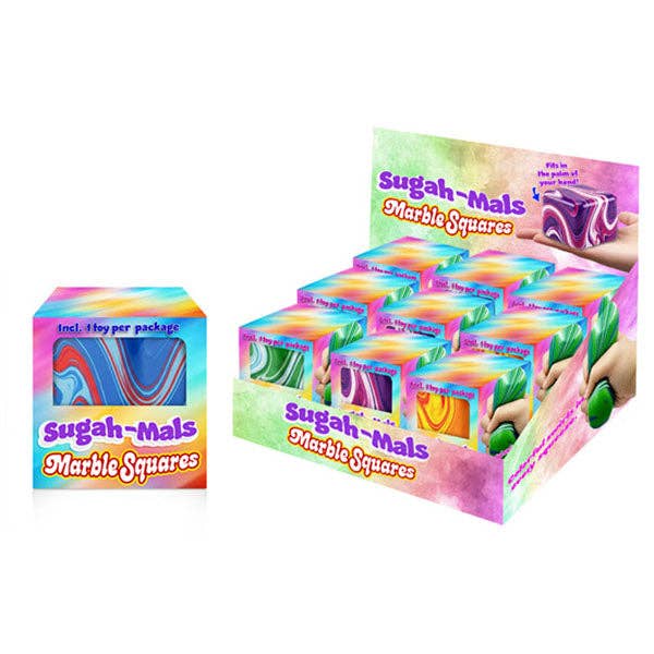Sugah-Mals™ One-of-a-Kind Marble Sugar Cube Squishy