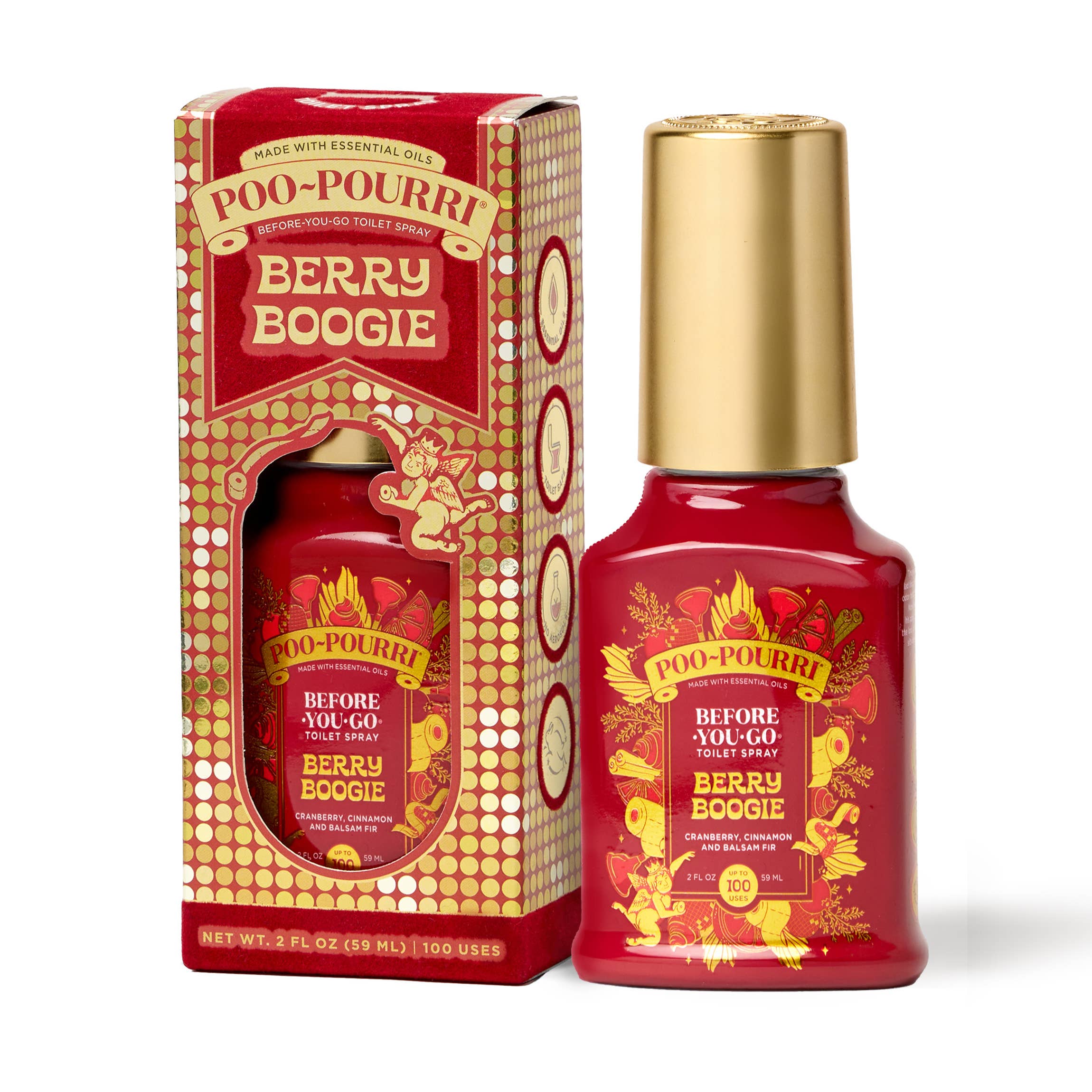 Holiday Poo~Pourri - Berry Boogie  2 oz Boxed