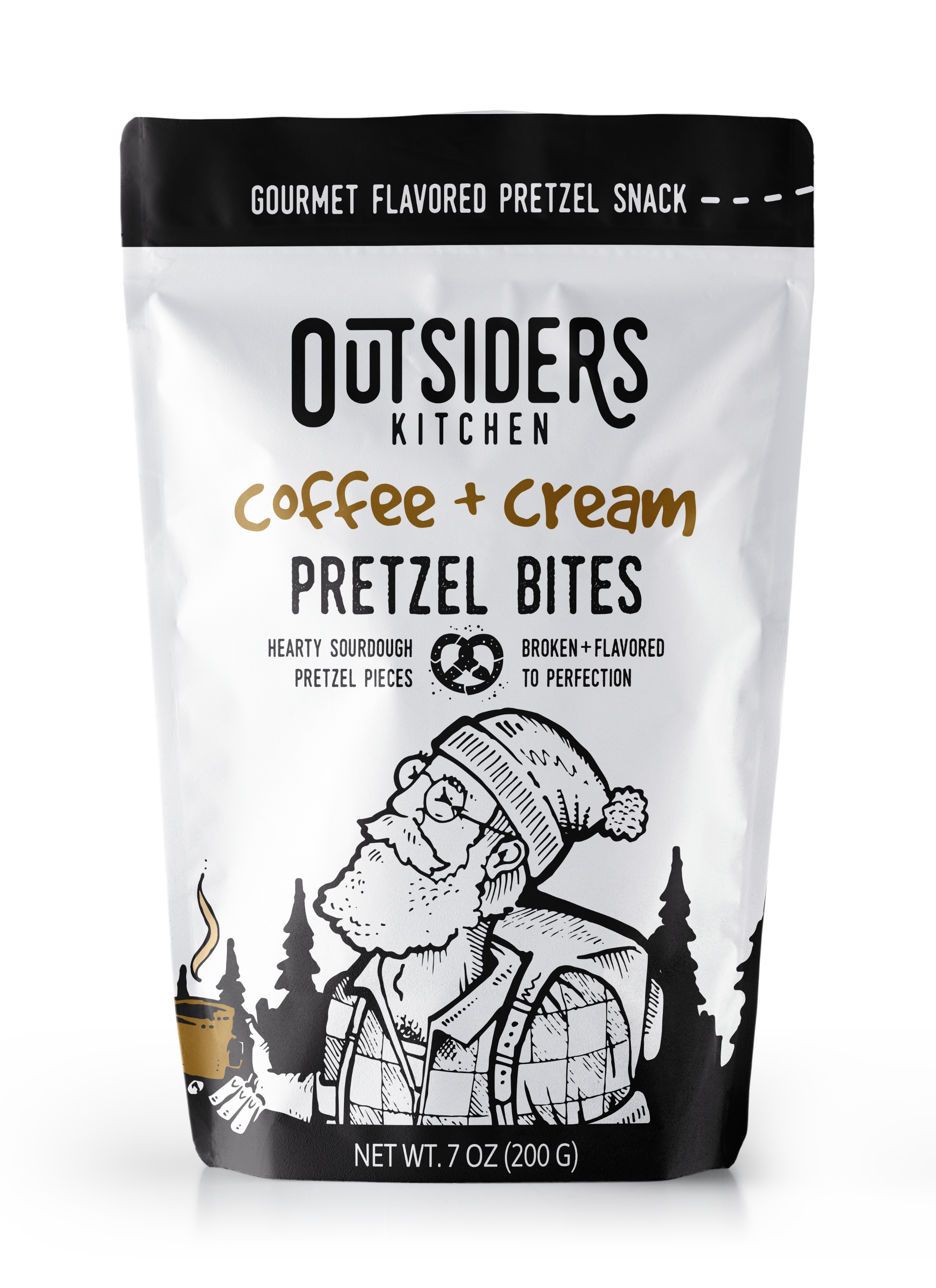 Coffee + Cream Sourdough Pretzel Bites Snack | Case of Six