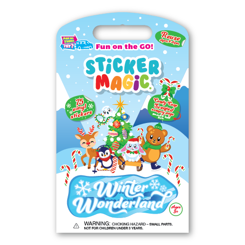 Sticker Magic: Winter Wonderland (Candy Cane)