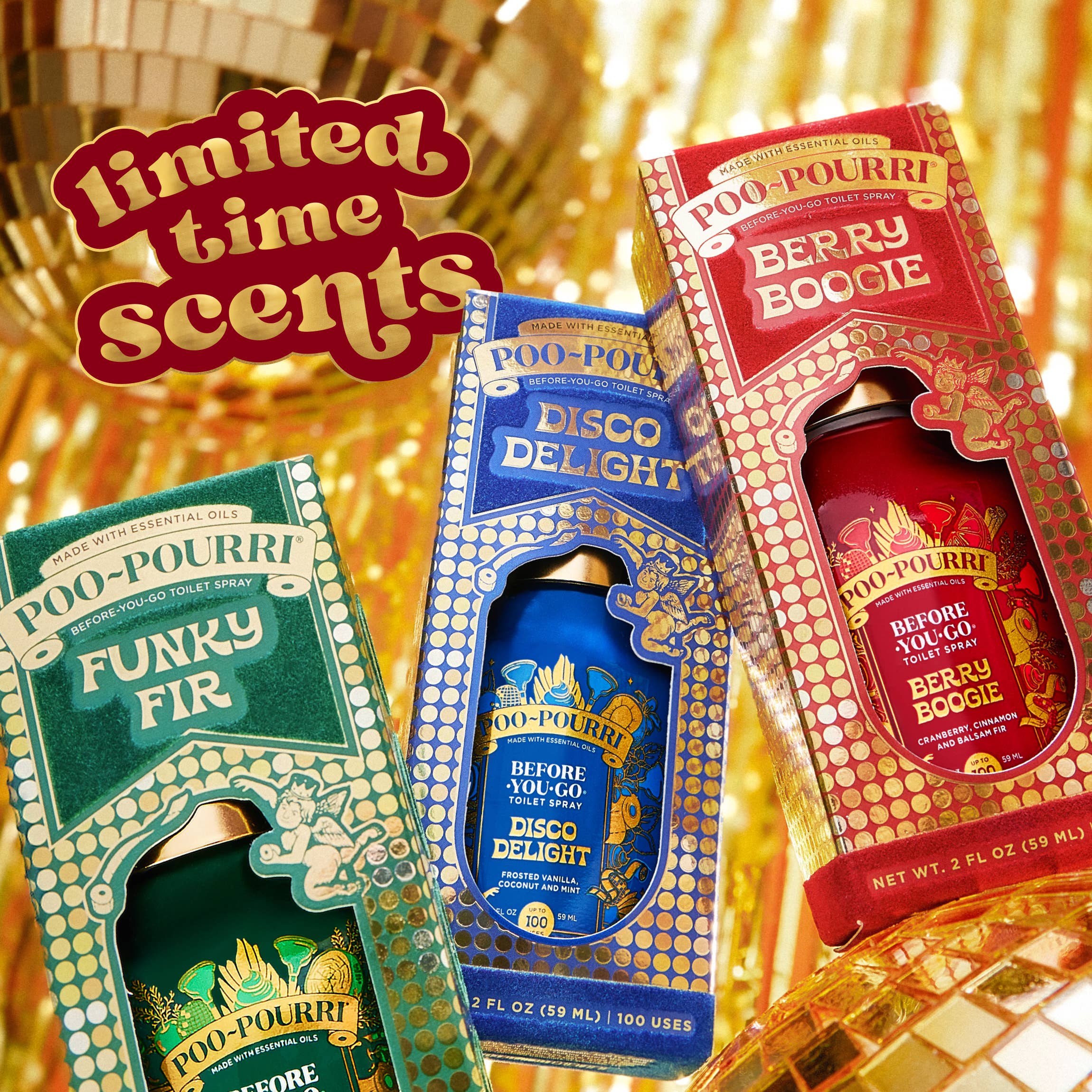 Holiday Poo~Pourri - Berry Boogie  2 oz Boxed