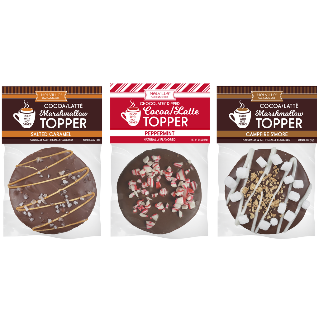 Chocolatey-Dipped Marshmallow Toppers - Assorted: 1 / Bulk