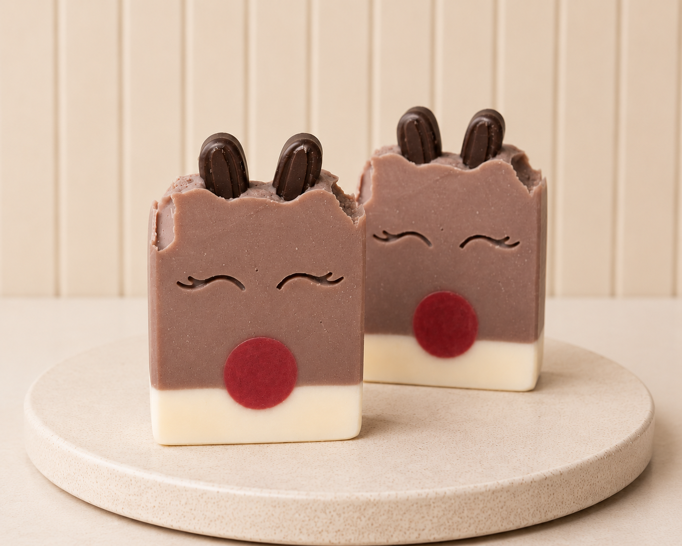 Rudolph Christmas Soap | Holiday Reindeer Soap