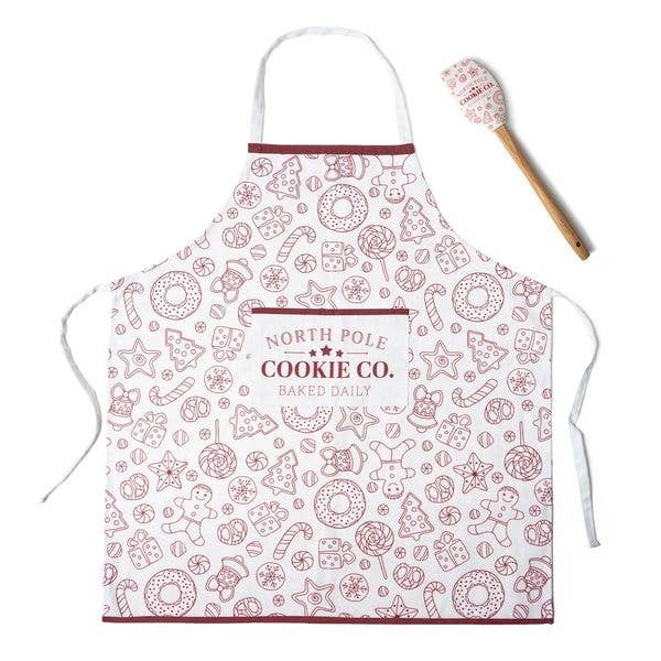 Home Sweet Holidays All-Purpose Apron & Spatula Set