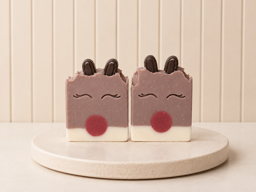 Rudolph Christmas Soap | Holiday Reindeer Soap