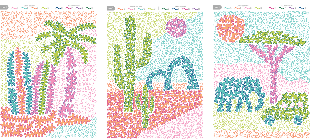FlowArt - Trace by Letter - Pack Your Bags