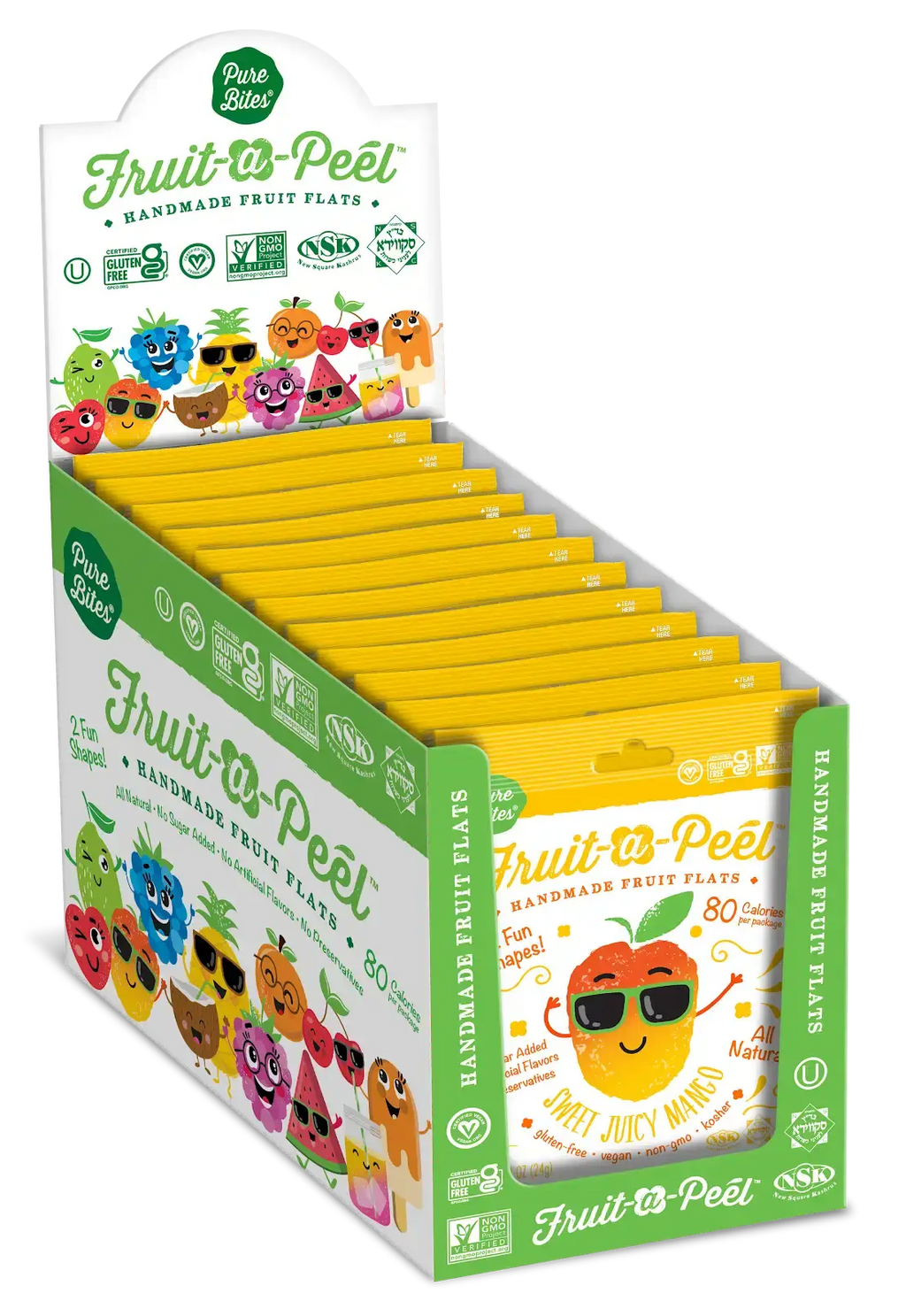 Fruit-a-Peel Sweet Juicy Mango Fruit Flats