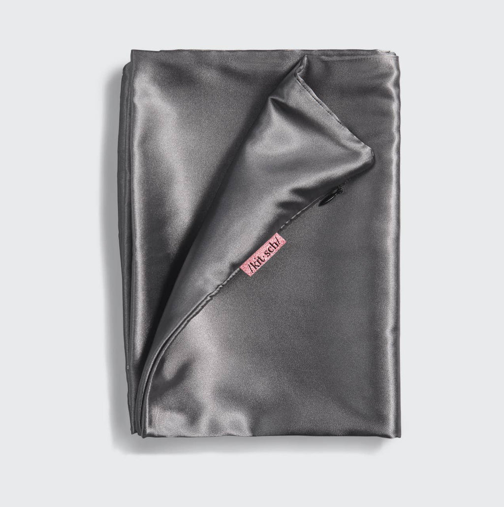 Satin Pillowcase Standard - Charcoal