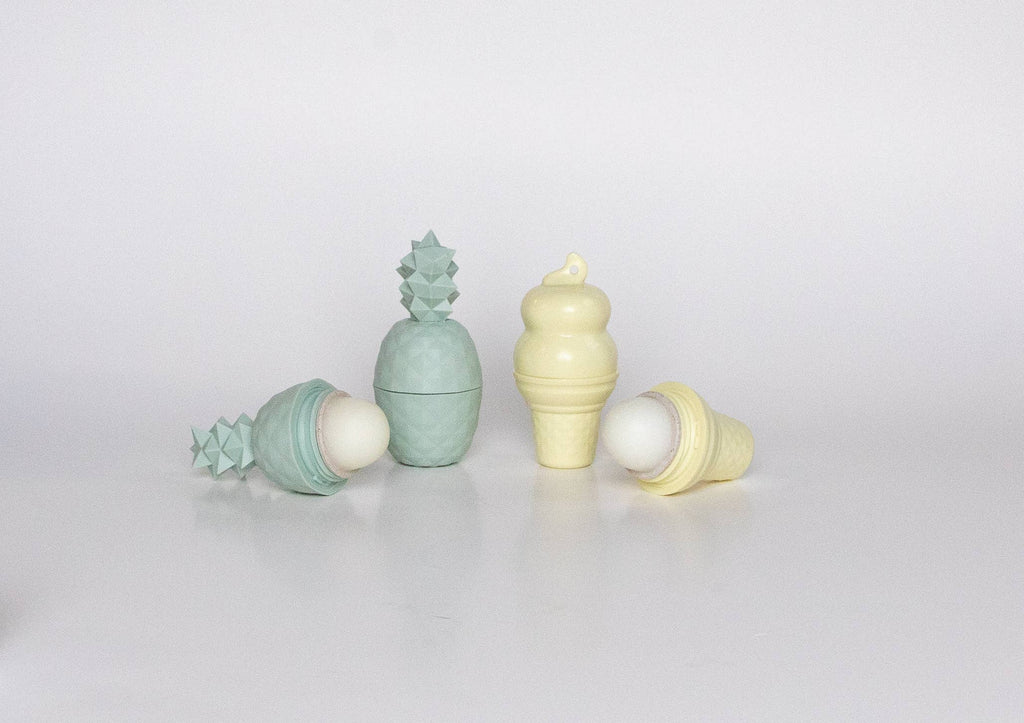 REFILLABLE Lip Balm Ice Cream 100% NATURAL