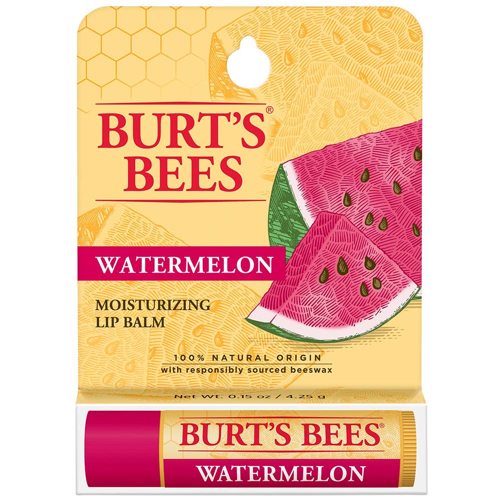 Beeswax Watermelon Lip Balm Blister Box