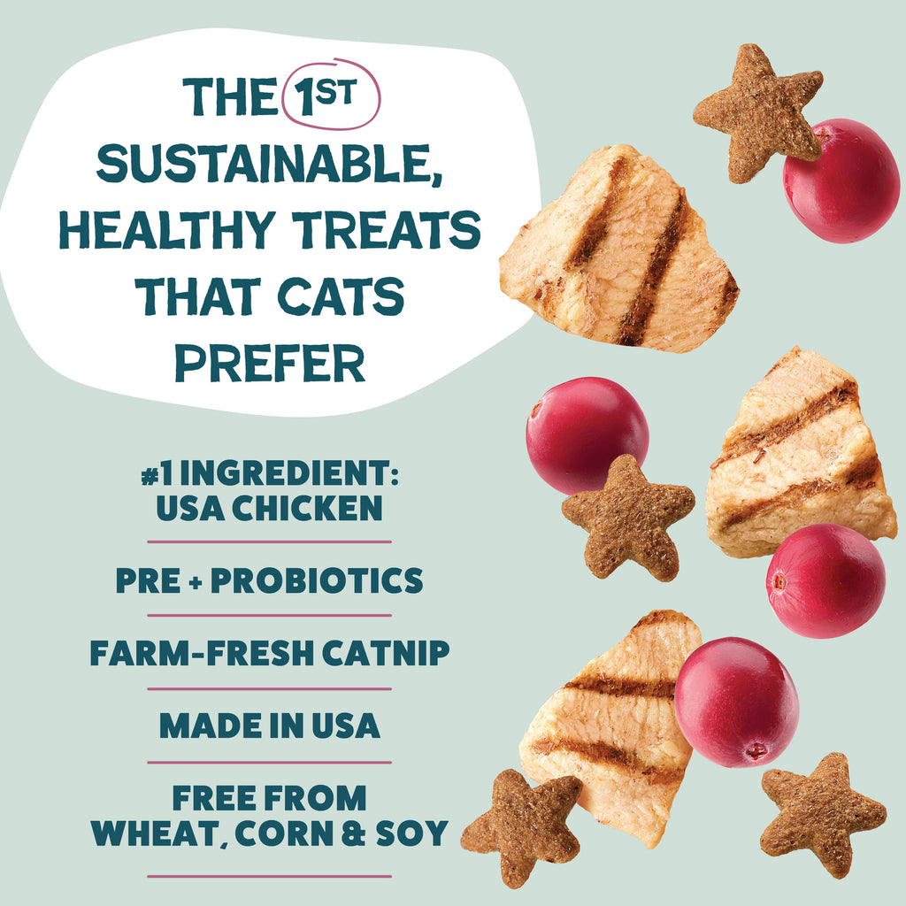 Cran U Say Chicken Crunchy Cat Treats