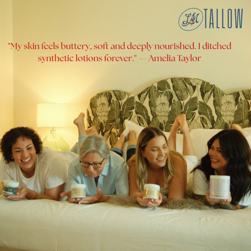 Vanilla Whipped Tallow Moisturizer – | Premium Beef Tallow Skincare | Lady May Tallow