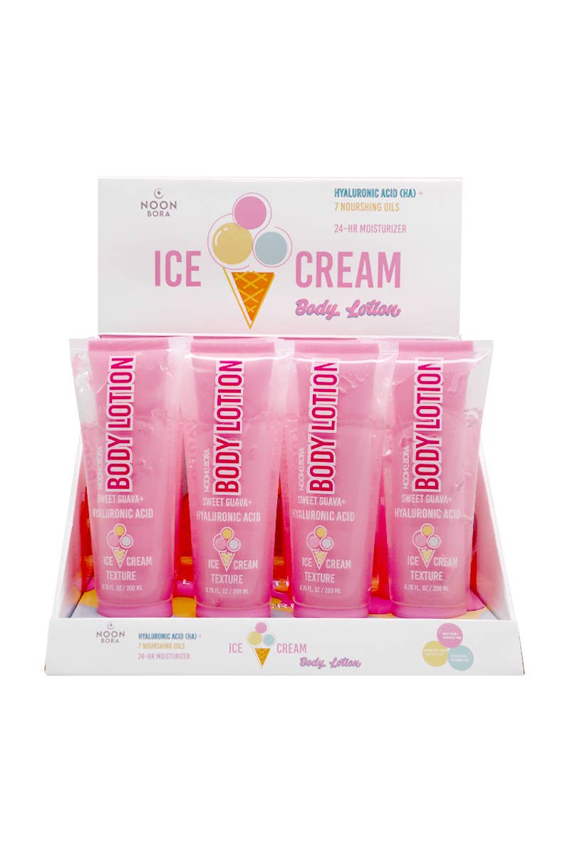 Noon Bora 52728 Sweet Guava Ice Cream Body Lotion - 12 pcs