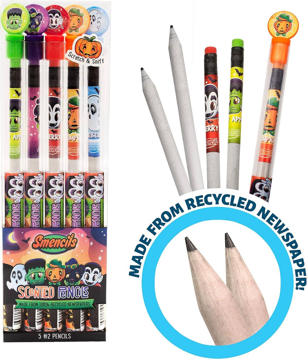Halloween Smencils Cylinder - Scented #2 Pencils - 50 Count