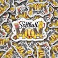 Softball mom sticker