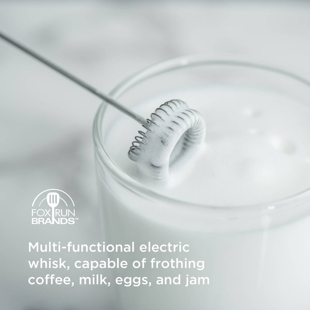 Fox Run Electric Milk and Coffee Frother, 9"