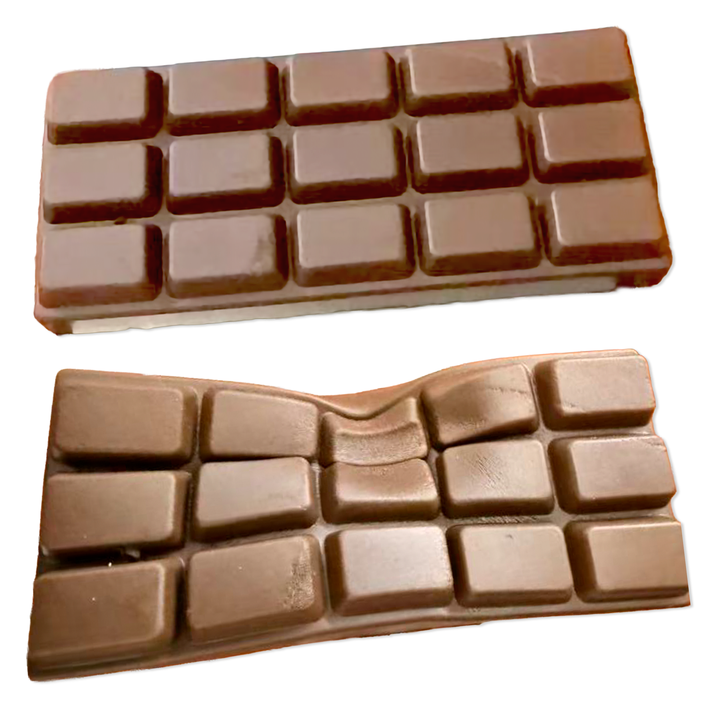 Fun Doh Slow Rise Scented Squishy Chocolate Bar - 12/Display