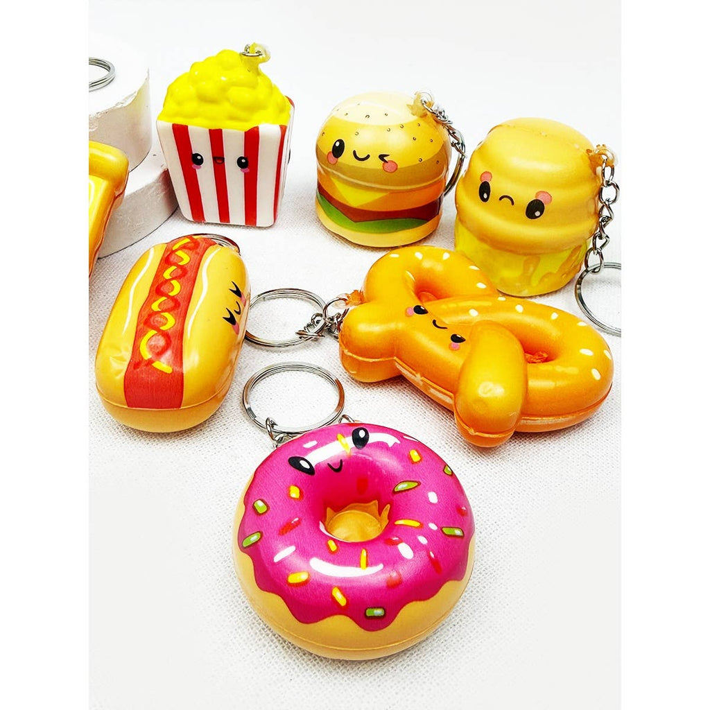 Slow Rising Fast Food Collection Squishy Keychain