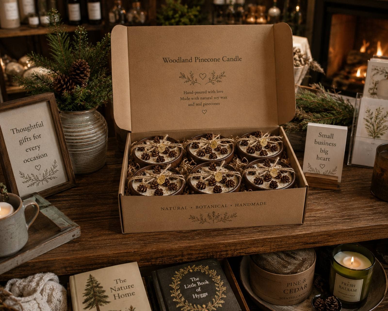 Woodland Pinecone Candle