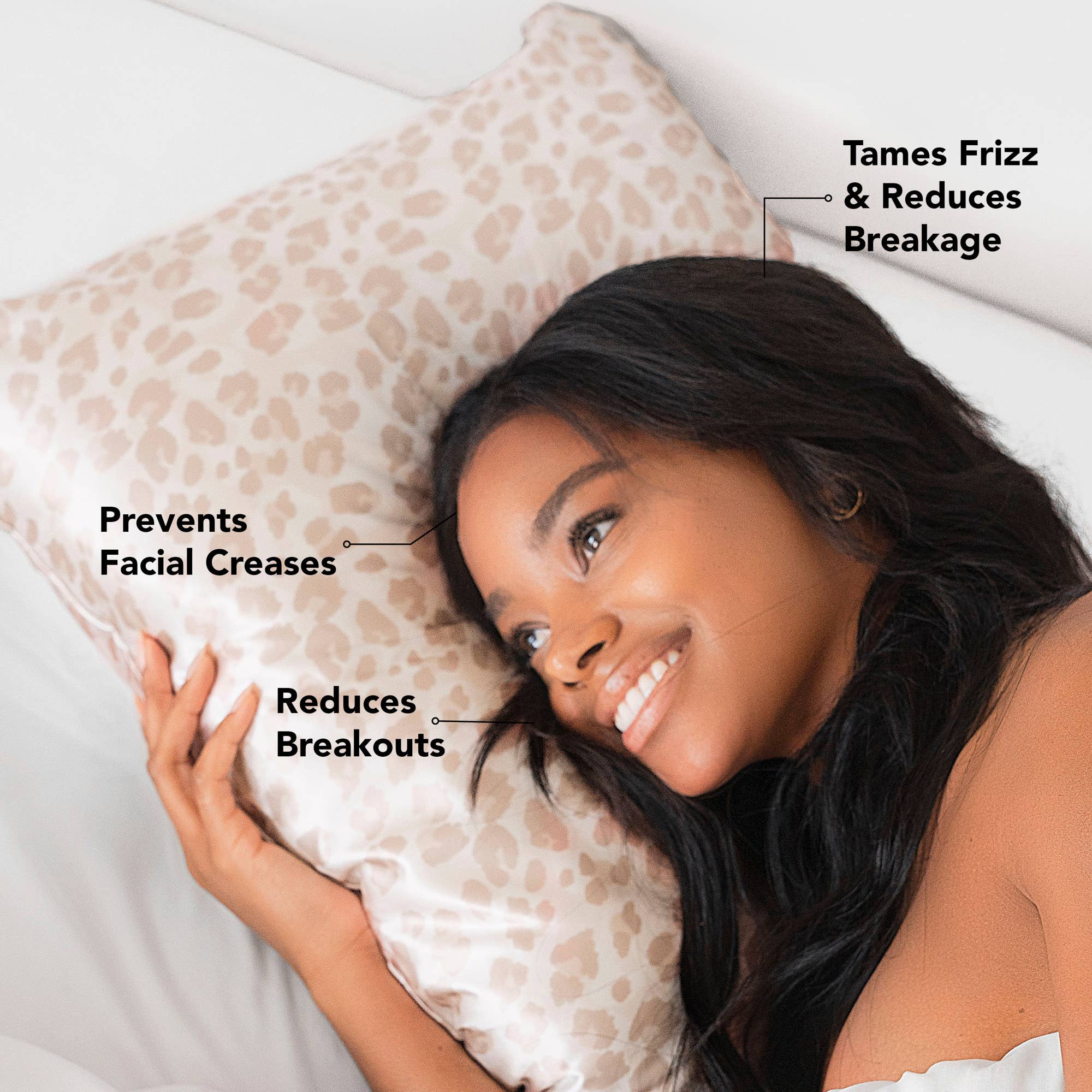 Satin Pillowcase Standard - Leopard