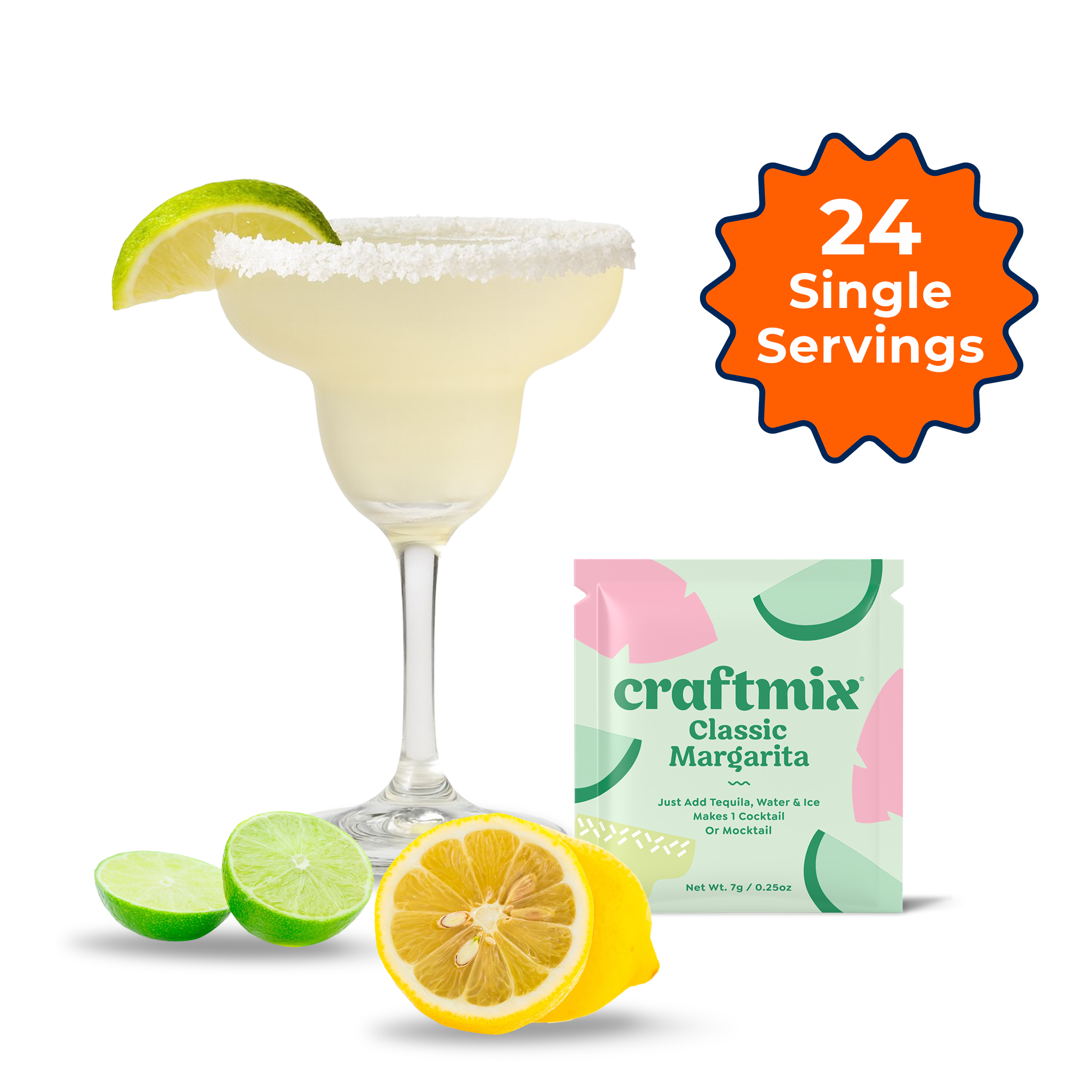 Classic Margarita Mixer - Single Packets / Caddy Refills